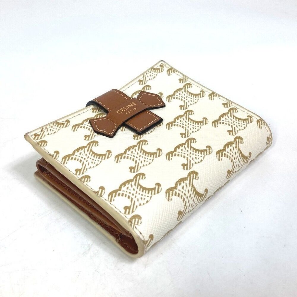 Authentic Celine Macadam Triomphe Wallet Folded W… - image 4